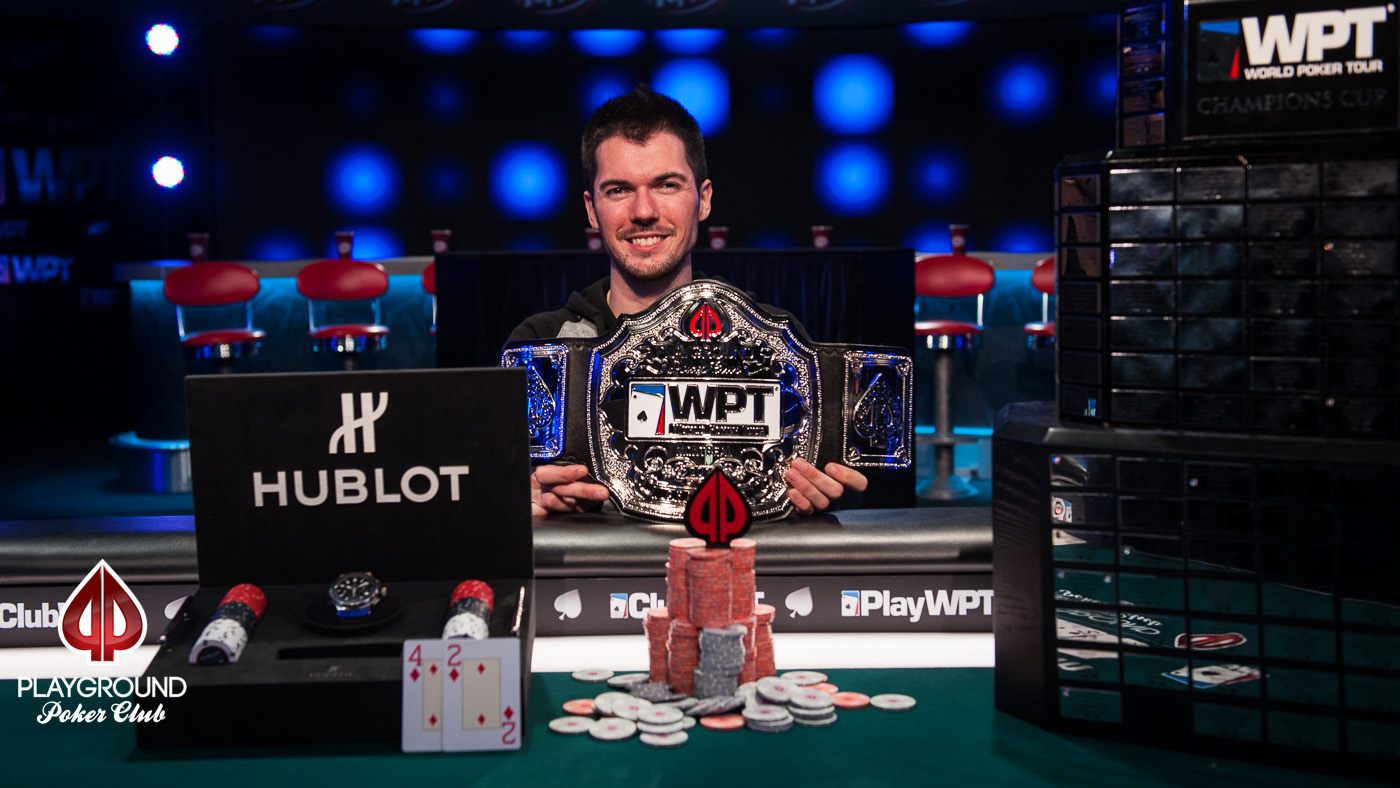 Le Champion du WPT Montréal 2017: Maxime Héroux