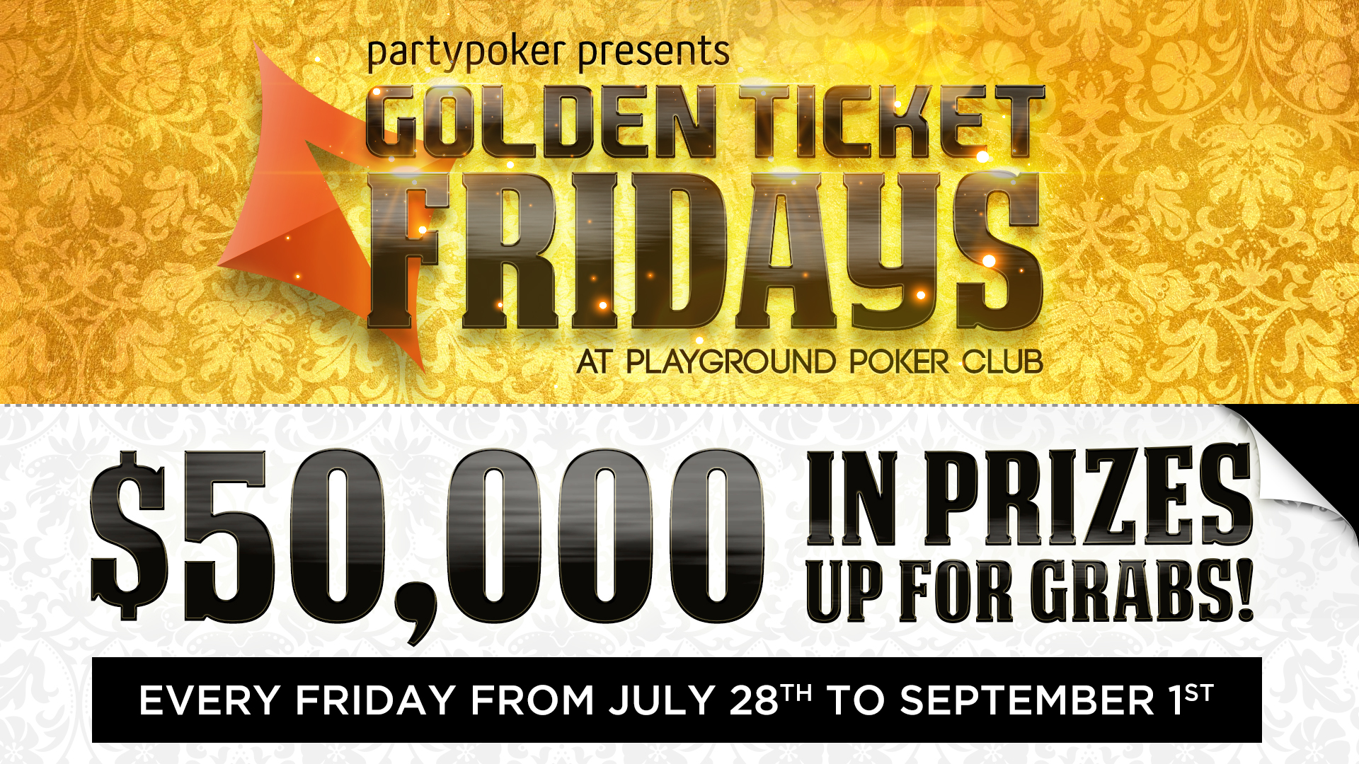 Golden Ticket Fridays – over $50,000 in Prizes up for Grabs!