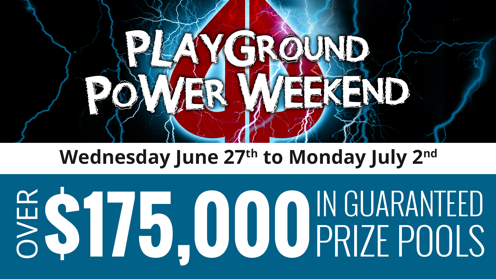 Coming in June – an all new Playground Power Weekend!