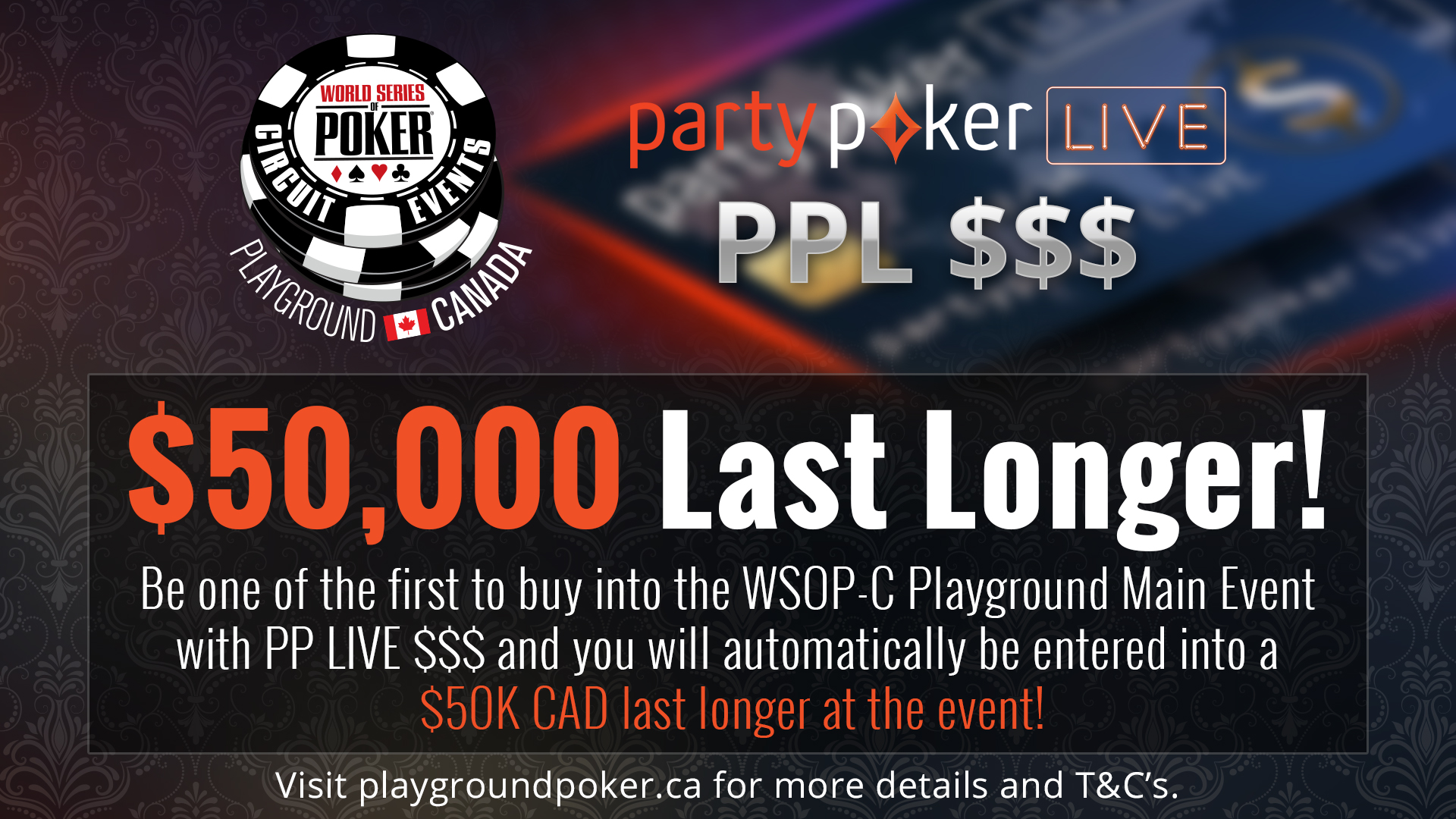 A $50K Last Longer at the WSOP-C Playground