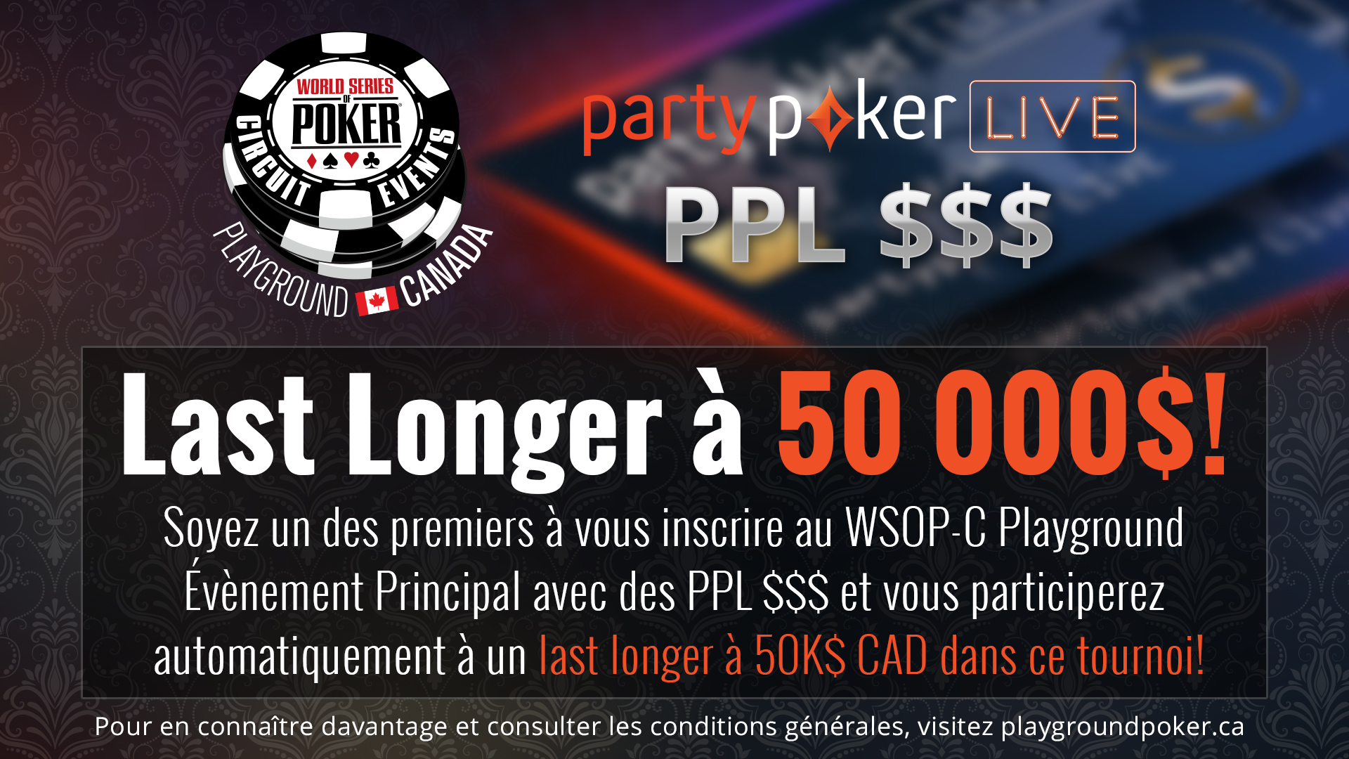 Un Last Longer à $50K au WSOP-C Playground!