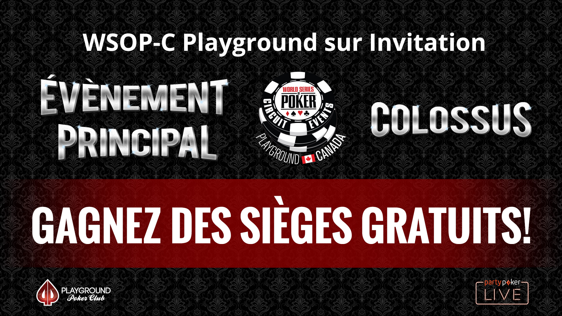 WSOP-C Playground sur Invitation – Sièges gratuits!