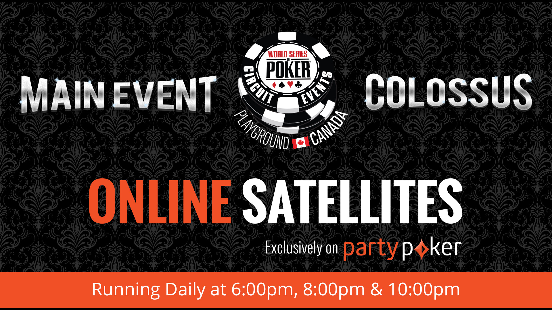 Qualify for the WSOP-C Colossus and Main Event on partypoker