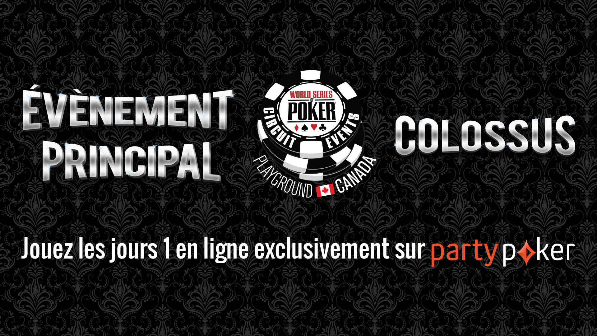 Les Jours 1 en ligne du WSOP-C Playground arrivent!