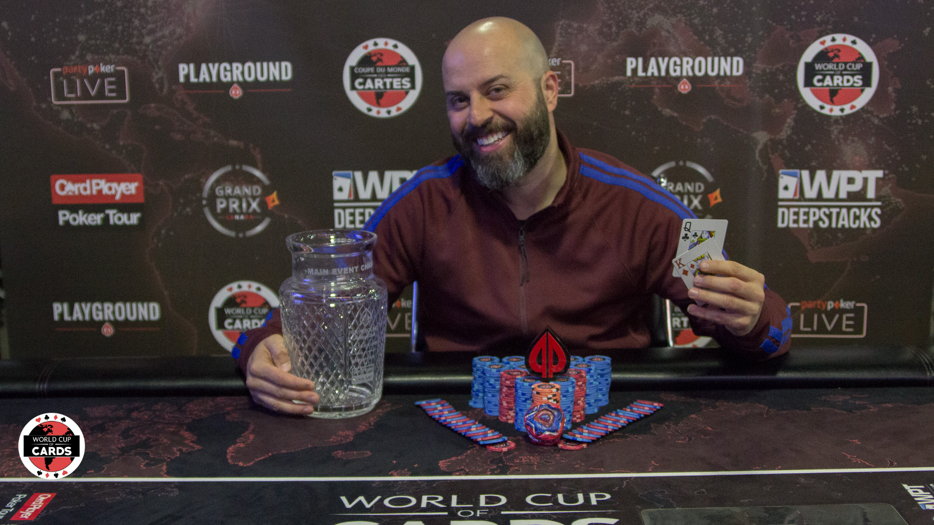 Le champion de l’Évènement card Player poker Tour: Danny Ibrahim!