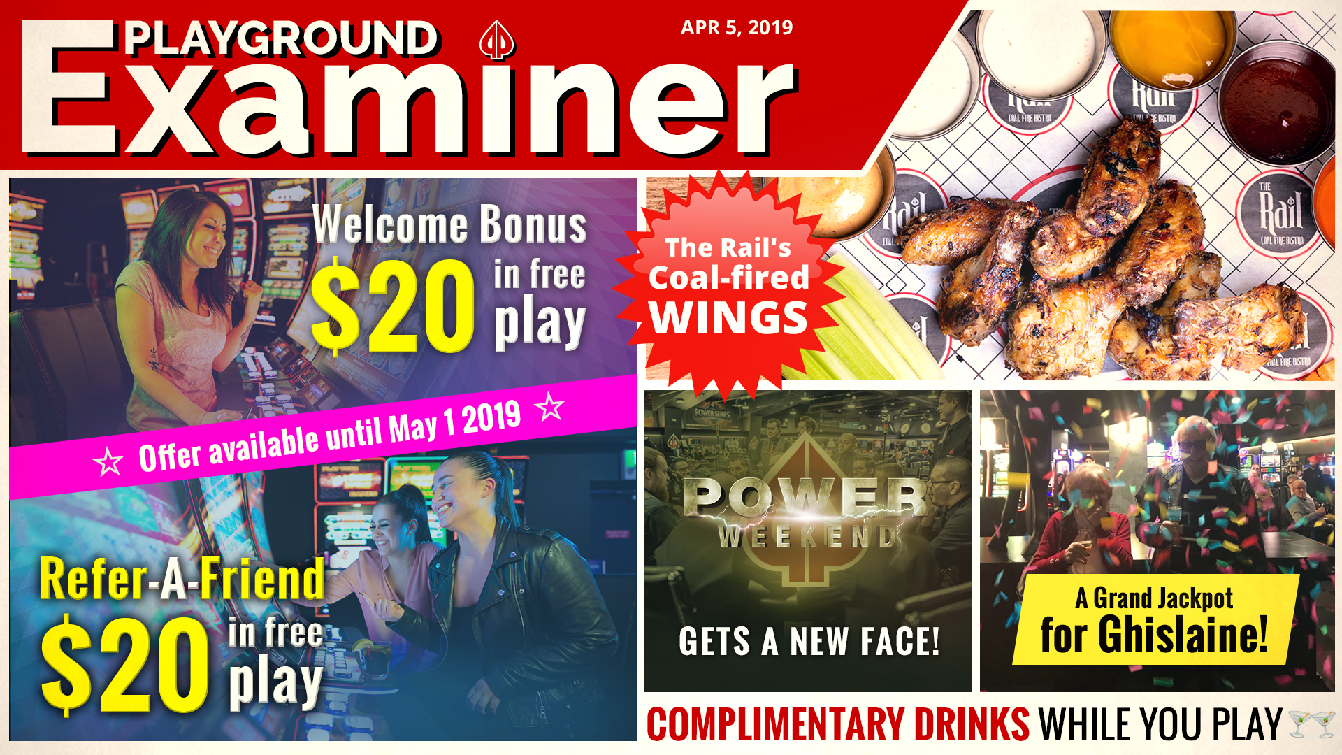 Playground, your full-service entertainment destination!