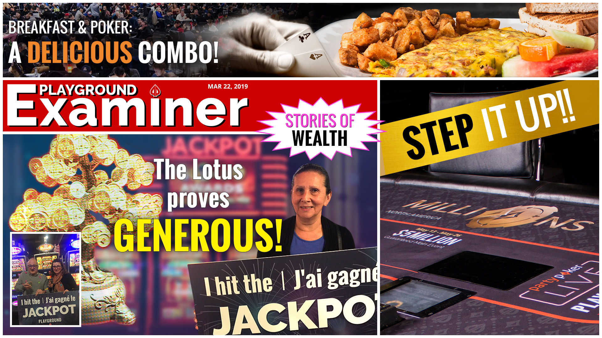 Jackpots, STEPS, and more!