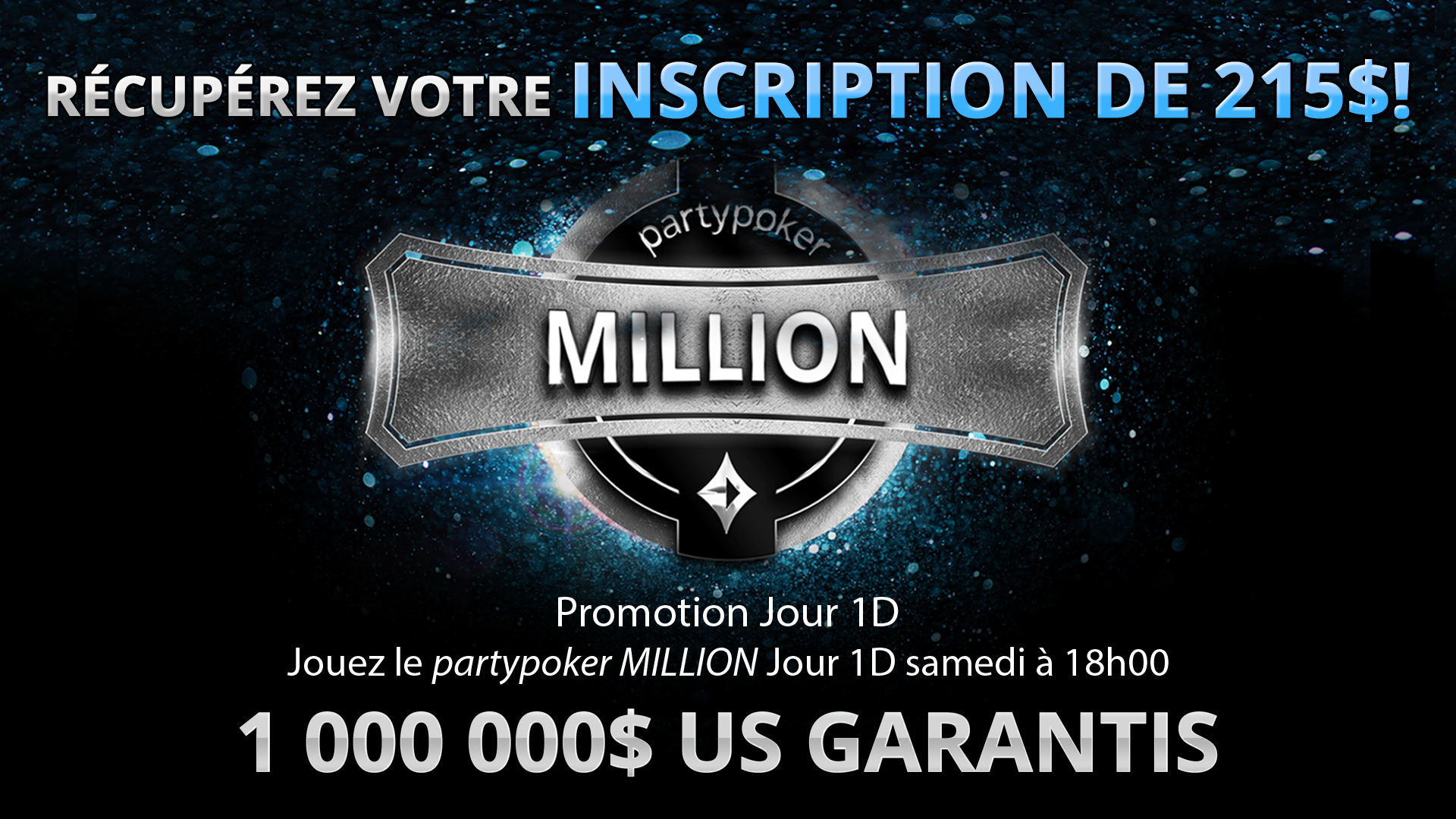 Faites-vous Rembourser le partypoker MILLION!