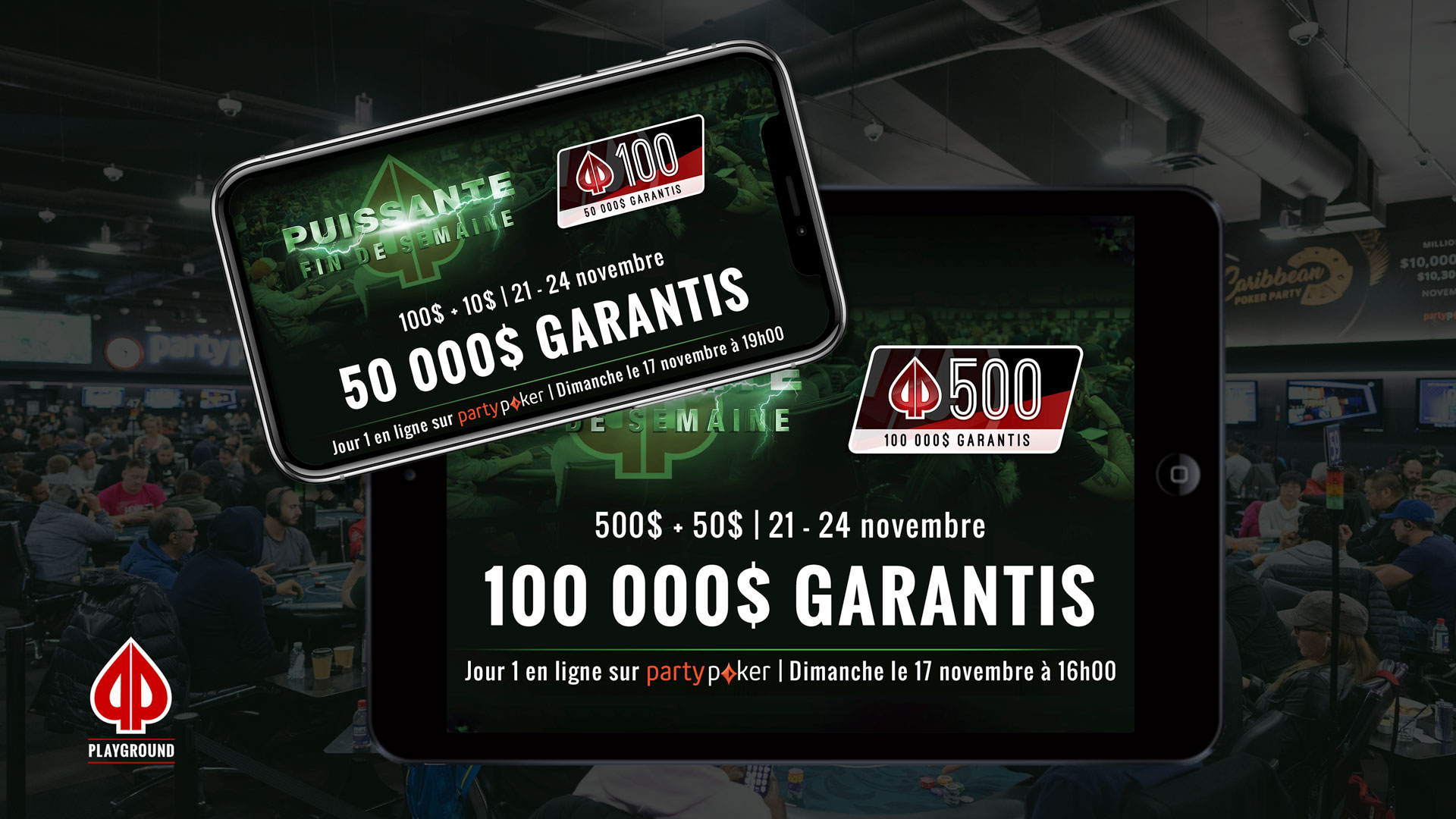 La Puissante Fin de Semaine Débute sur partypoker