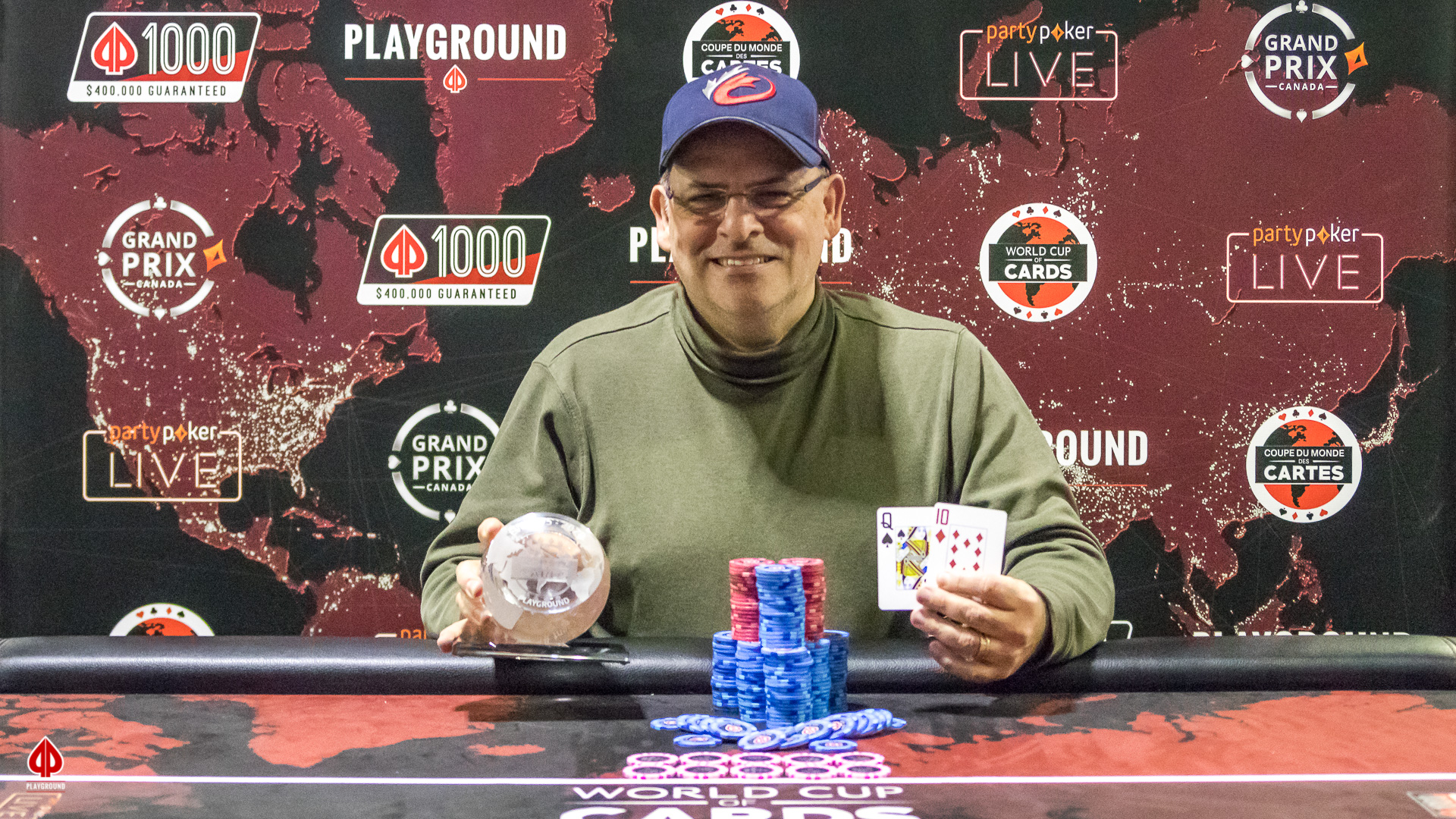 6-Max 50/50 Bounty Re-entry Champion: Martin Millette