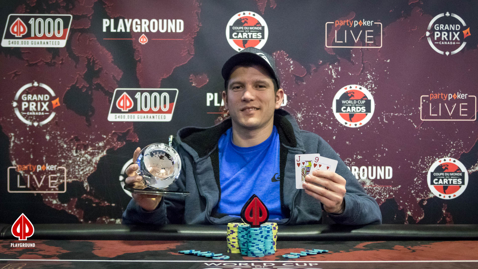 $100 + $10 Single Rebuy Champion: Olivier Lamarre