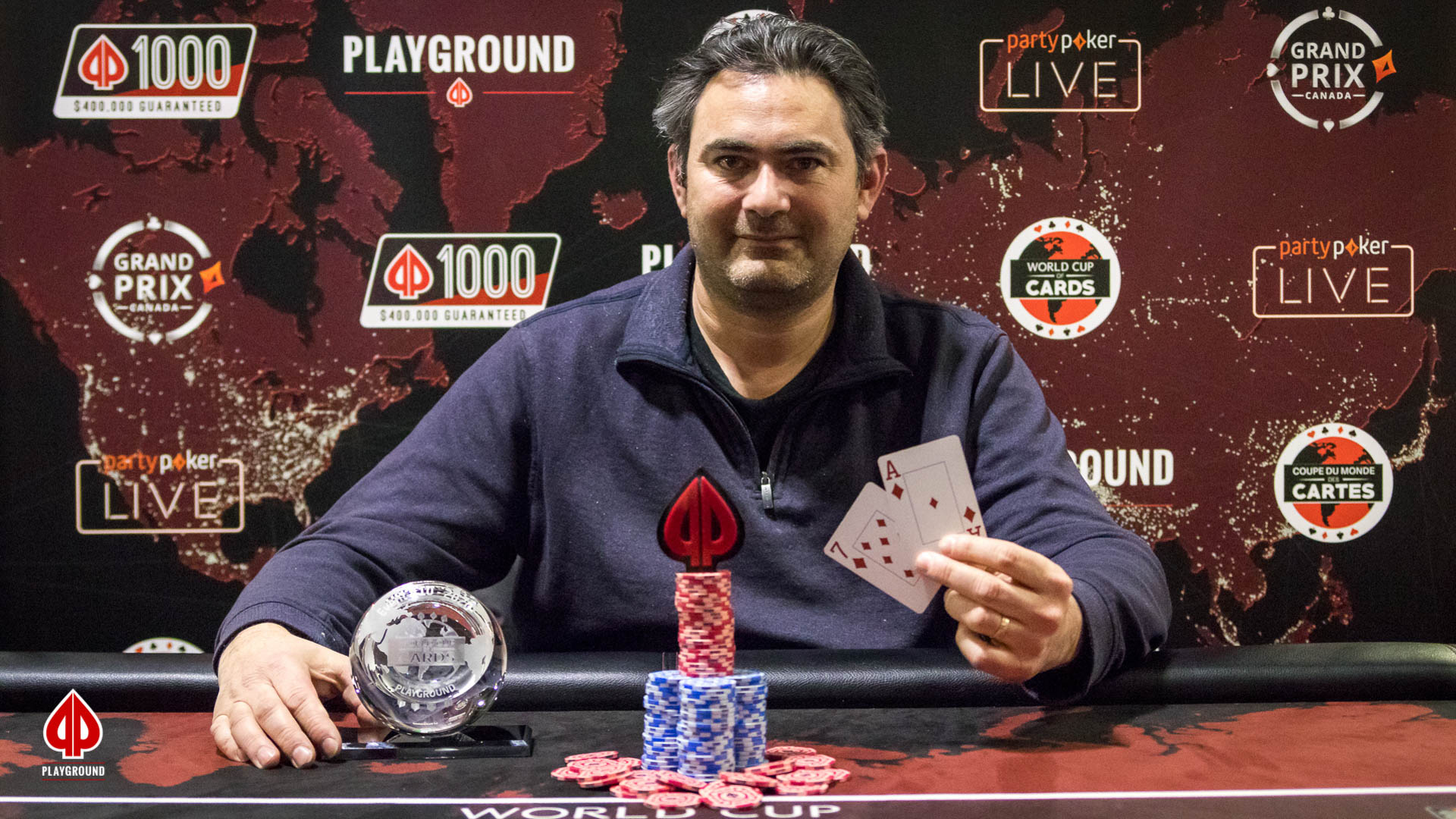 Le Champion du Crazy Pineapple 8-Max Re-entry: Didier Delvil