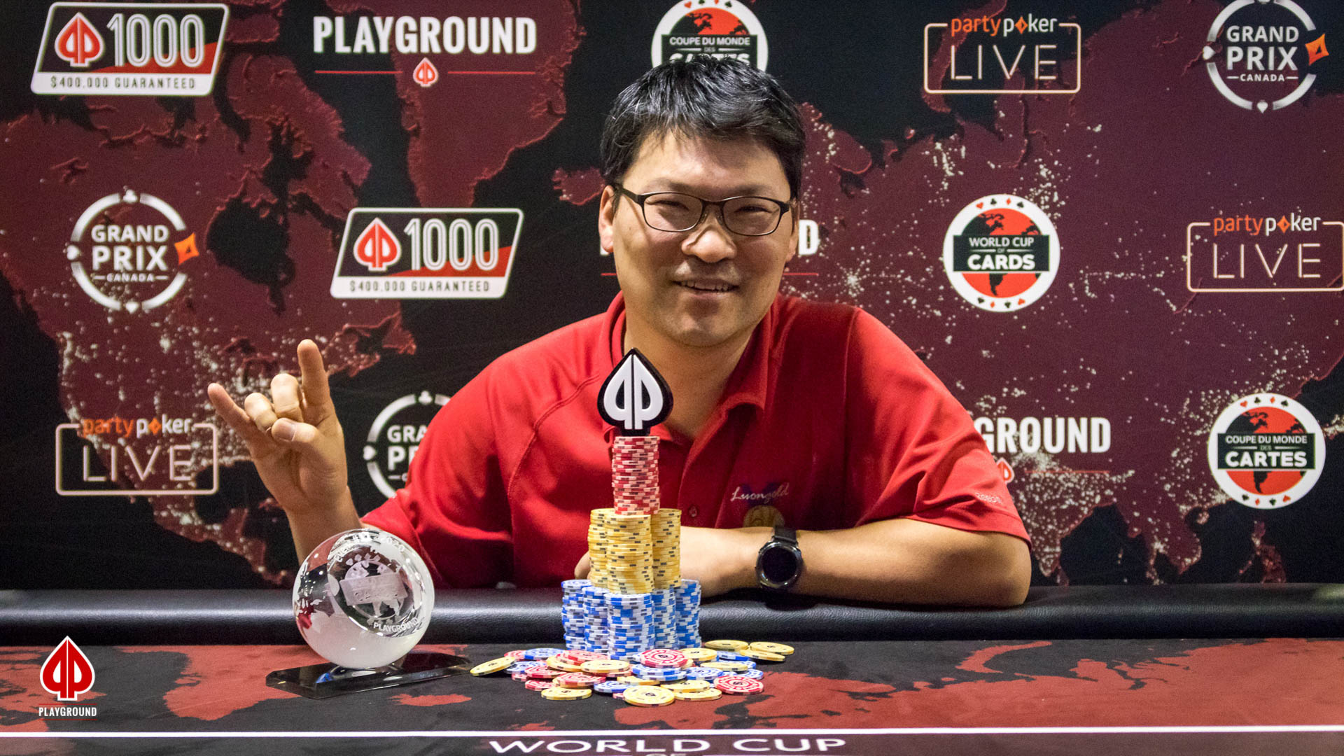 $100 + $10 PL Omaha Re-entry Champion: Young Min Kim