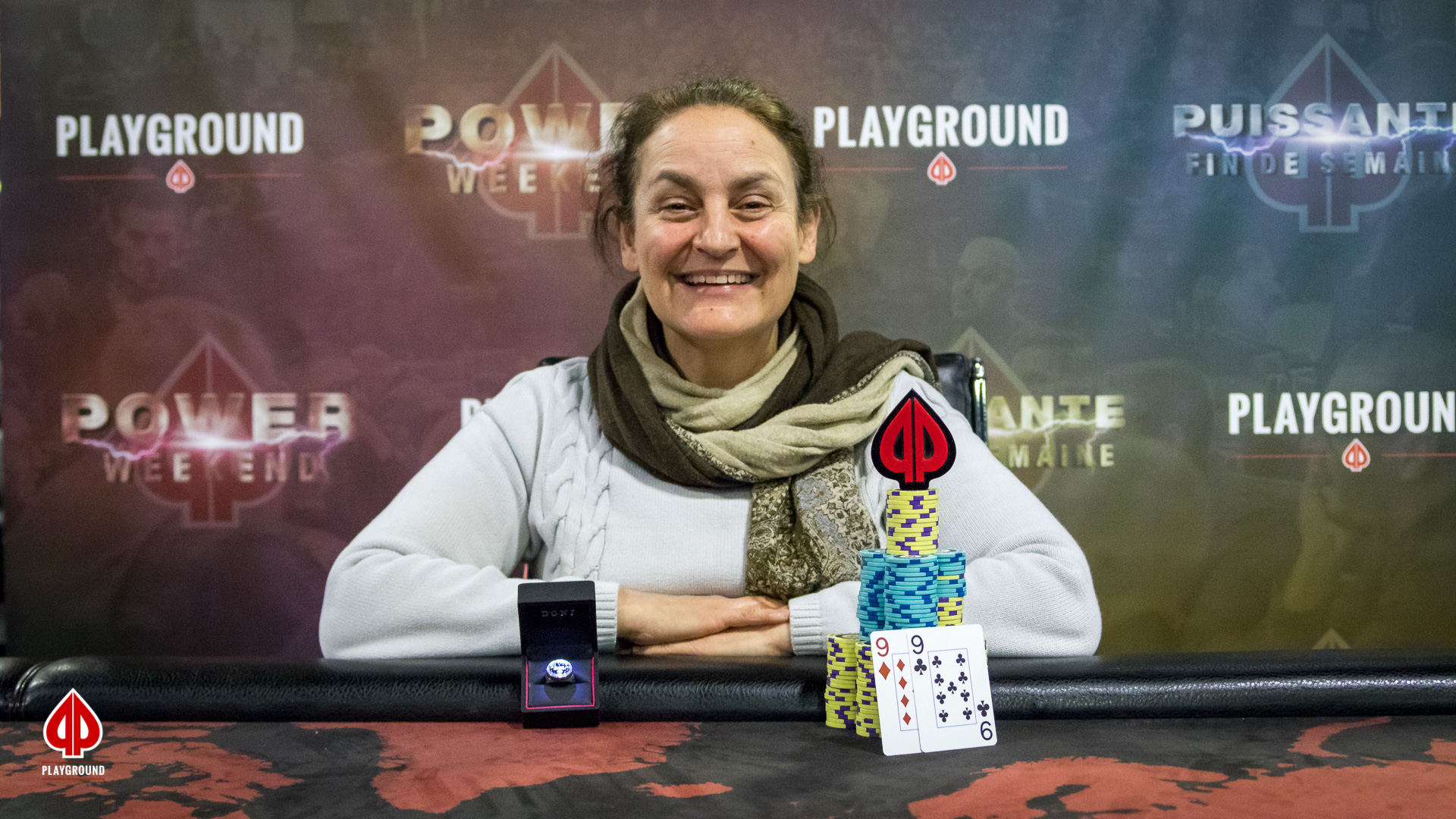 $100 + $10 Single Rebuy Champion: Ariel Sherker